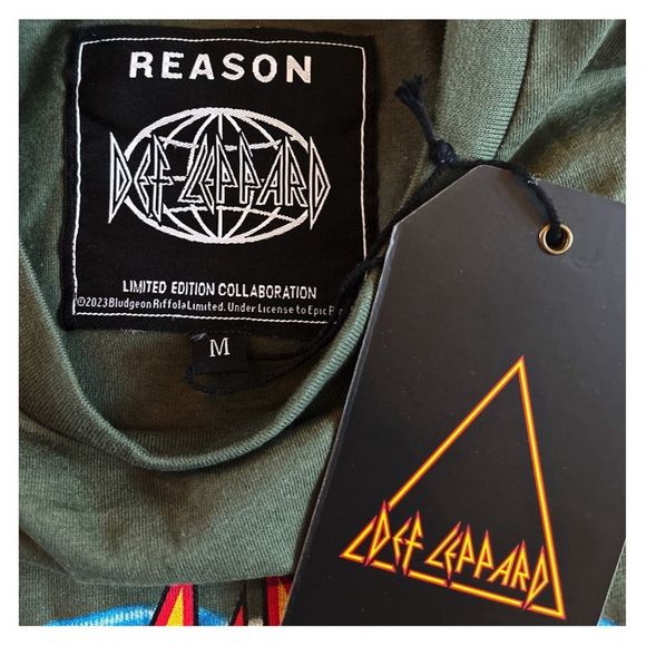 NWT Reason x Def Leppard Graphic Tee - Picture 4 of 5
